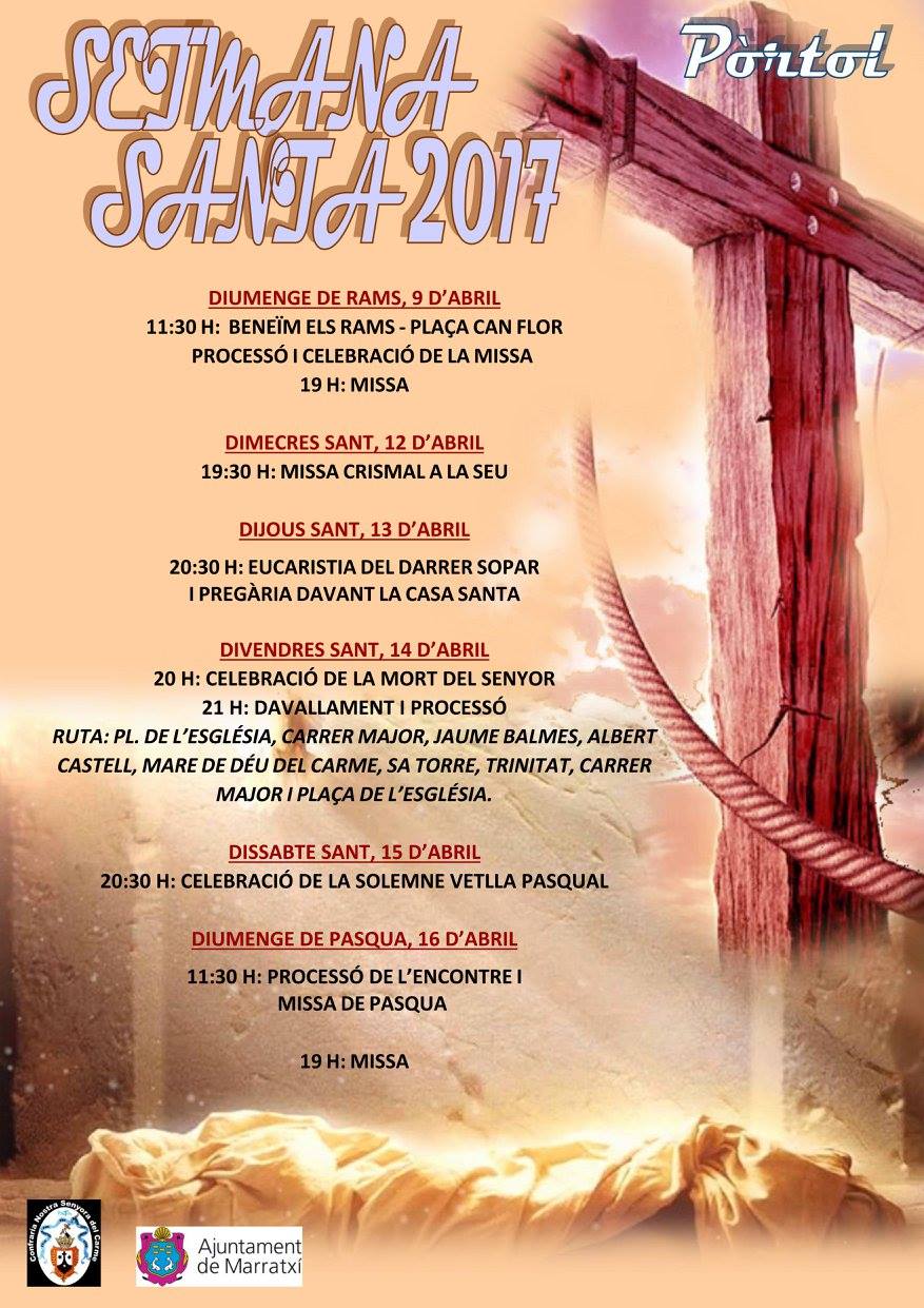 Semana Santa en Portòl 2017 Pòrtol / 
Pórtol
